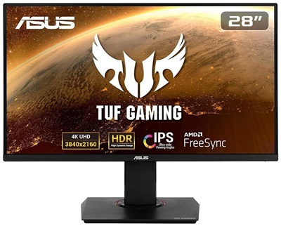 Asus 28" TUF Gaming VG289Q 5ms 60hz HDMI,DisplayPort FreeSync 4K Monitör