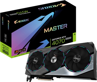 AORUS GeForce RTX™ 4070 SUPER MASTER 12G-01 resmi
