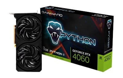 Gainward GeForce RTX 4060 Python II 8GB GDDR6 128 Bit DLSS 3 Ekran Kartı