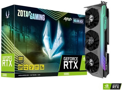 Zotac GeForce RTX 3080 AMP Holo Gaming 10GB GDDR6X 320 Bit LHR Ekran Kartı