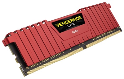 Corsair 8GB Vengeance Lpx Kırmızı 2400mhz CL16 DDR4  Ram (CMK8GX4M1A2400C16R)