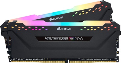 Corsair 16GB(2x8) Vengeance RGB PRO Black 3600mhz CL18 DDR4  Ram (CMW16GX4M2Z3600C18)