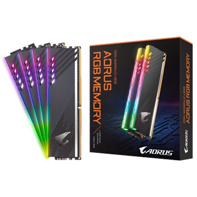 Gigabyte16GB(2x8) Aorus RGB 3600mhz CL18 DDR4  Ram (GP-AR36C18S8K2HU416RD)