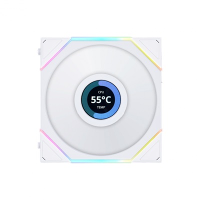 Lian Li UNI Fan TL-LCD Beyaz ARGB 120 mm Fan 
