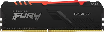 Kingston 8GB Fury Beast RGB 3200mhz CL16 DDR4  Ram (KF432C16BBA/8)