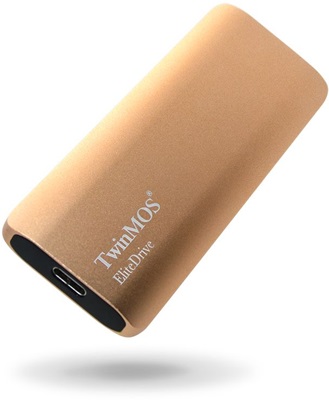 TwinMOS External 1TB GOLD PSSDGGBMED32 USB 3.2/Type-C Harici Taşınabilir SSD    