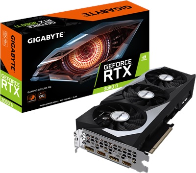 Gigabyte GeForce RTX 3060 Ti Gaming OC D6X 8G 8GB GDDR6X 256 Bit Ekran kartı