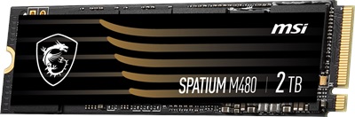 MSI 2TB Spatium M480 NVMe Okuma 7000MB-Yazma 6800MB M.2 SSD