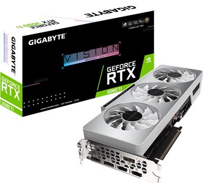 Gigabyte GeForce RTX 3080 Ti Vision OC 12G 12GB GDDR6X 384 Bit LHR Ekran Kartı