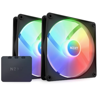 1681555652-f140-rgb-core-twin-pack-with-rgb-controller-left-side-angle-view-black