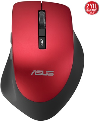 Asus WT425 Kırmızı Kablosuz Mouse 