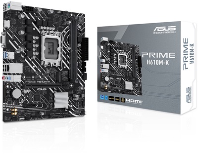 Asus PRIME H610M-K 5600mhz(OC) M.2 1700p DDR5 mATX Anakart
