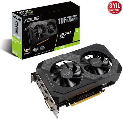 Asus GeForce GTX 1650 TUF 4GD6 Gaming 4GB GDDR6 128 Bit Ekran Kartı