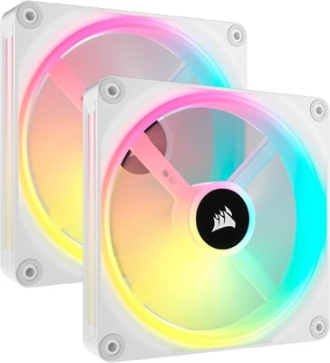 Corsair iCUE LINK QX140 RGB White 140 mm Fan (2'li Paket)  