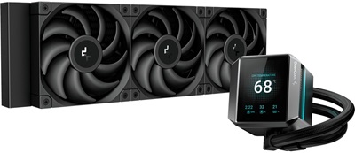 DeepCool MYSTIQUE Series LCD 360 mm Intel(1700p)-AMD Uyumlu Sıvı Soğutucu 
