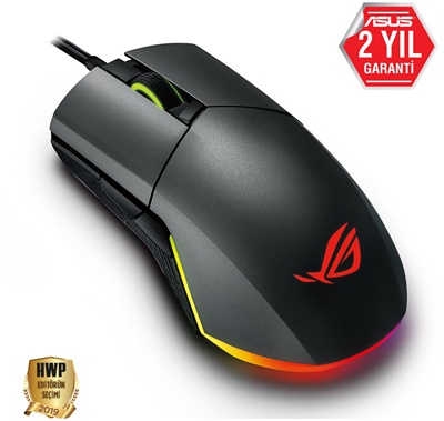 Asus ROG Pugio Siyah Optik Gaming Mouse 