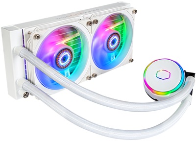 Cooler Master PL240 FLUX 240 mm ARGB Beyaz Intel(1700p)-AMD Uyumlu Sıvı Soğutucu 