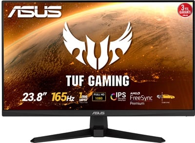 Asus 23.8" TUF Gaming VG249Q1A 1ms 165hz HDMI,DisplayPort FreeSync Gaming Monitör