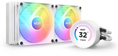 NZXT Kraken Elite 240 White RGB AIO LCD Display 240 mm Intel(1700p)-AMD Uyumlu Sıvı Soğutucu 