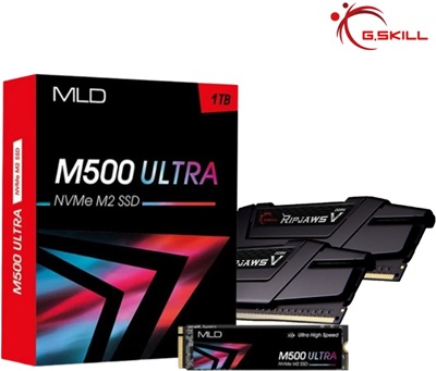 MLD 1TB M500 NVMe Gen4 SSD G.Skill 32GB(2x16) Ripjaws V Ram Avantajlı Paketi  