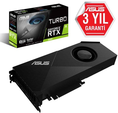Asus GeForce RTX 2080 Turbo 8GB GDDR6 256 Bit Ekran Kartı