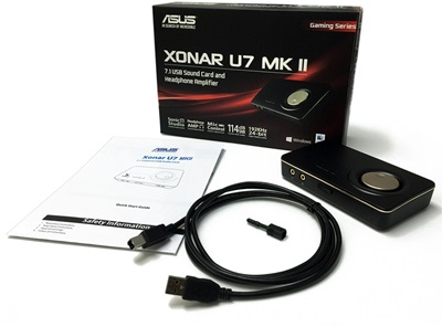 Asus Xonar U7 MKII 7.1 Kanal USB Gaming Ses Kartı 
