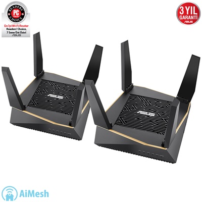 Asus RT-AX92U 2 PACK 4804Mbps 4 Port Router  