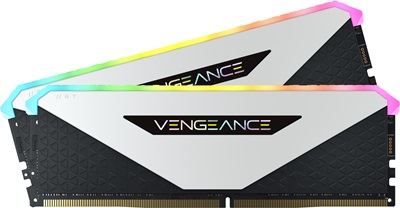 Corsair 32GB(2x16) Vengeance RGB RT Beyaz 3200mhz CL16 DDR4  Ram (CMN32GX4M2Z3200C16W)