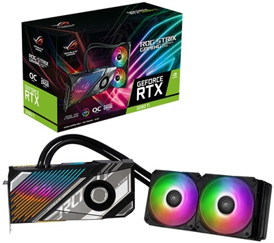 Asus GeForce RTX 3090 Ti Rog Strix LC OC 24GB GDDR6X 384 Bit Ekran kartı