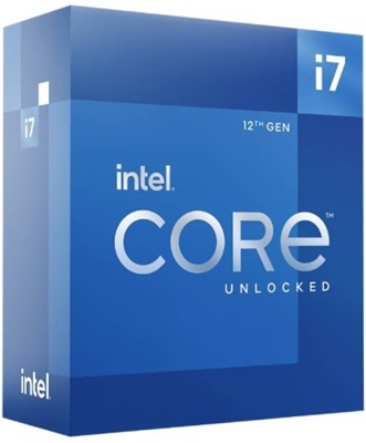 Intel Core i7 12700F 4.80 Ghz 12 Çekirdek 25MB 1700p 10nm İşlemci
