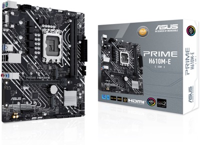 Asus PRIME H610M-E-CSM 5600mhz(OC) RGB M.2 1700p mATX DDR5 Anakart