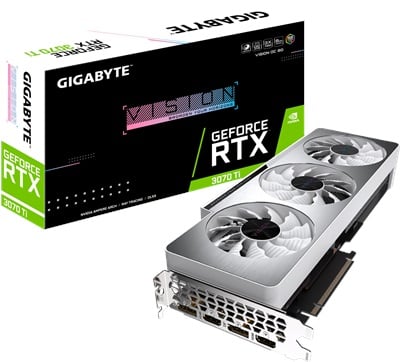 Gigabyte GeForce RTX 3070 Ti Vision OC 8G 8GB GDDR6X 256 Bit LHR Ekran Kartı