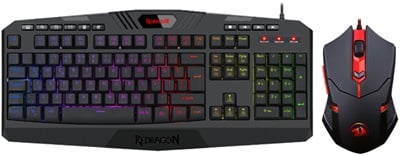 Redragon S101-3 Combo RGB Gaming Klavye + Mouse Set  
