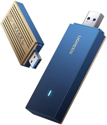 UGREEN AX1800 1800Mbps USB Dual Band WiFi6 Ağ Adaptör