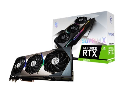 MSI GeForce RTX 3090 Ti Suprim X 24G 24GB GDDR6X 384 Bit Ekran Kartı