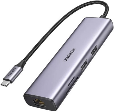 UGREEN HDMI Ethernet Kart Okuyucu USB Çoklayıcı Adaptör  