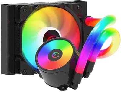 Rampage ICEBLADE C4 Siyah LED 120 mm Intel(1700p)-AMD Uyumlu Sıvı Soğutucu 