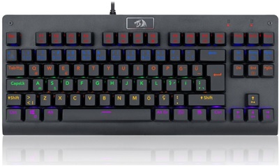 Redragon Dark Avenger K568-R Rainbow Blue Switch Mekanik Gaming Klavye  