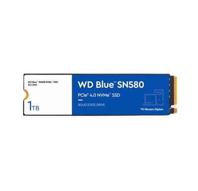 WD 1TB SN580 Gen4 Okuma 4150MB-Yazma 4150MB M.2 SSD (WDS100T3B0E)