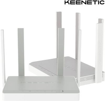 Keenetic 2'li Kit Ax1800 Hopper Dsl Vdsl2/adsl2+ Modem Ve Sprinter Router Wi-fi 6 Fiber Gigabit Mesh Avantajlı Paket   