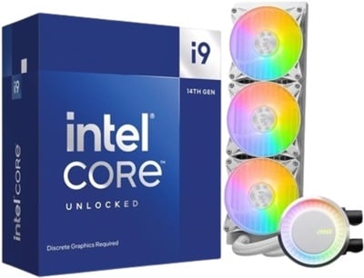 Intel Core i9 14900KF 3.20 Ghz 24 Çekirdek 36MB 1700p 10nm İşlemci MSI MAG CoreLiquid E360 ARGB White 360 mm Intel(1700p)-AMD Uyumlu Sıvı Soğutucu Avantajlı Paketi  