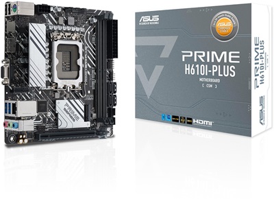 Asus PRIME H610I-PLUS-CSM 5600mhz(OC) M.2 1700p DDR5 Mini-ITX Anakart