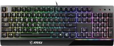 MSI GG Vigor GK30 İngilizce RGB Gaming Klavye  